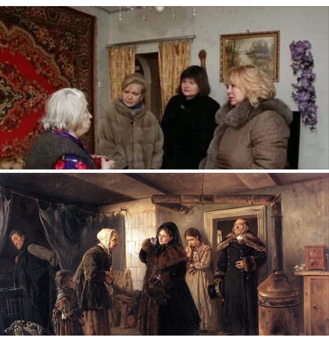 Приходите меня навестить. Картина Маковского посещение бедных.