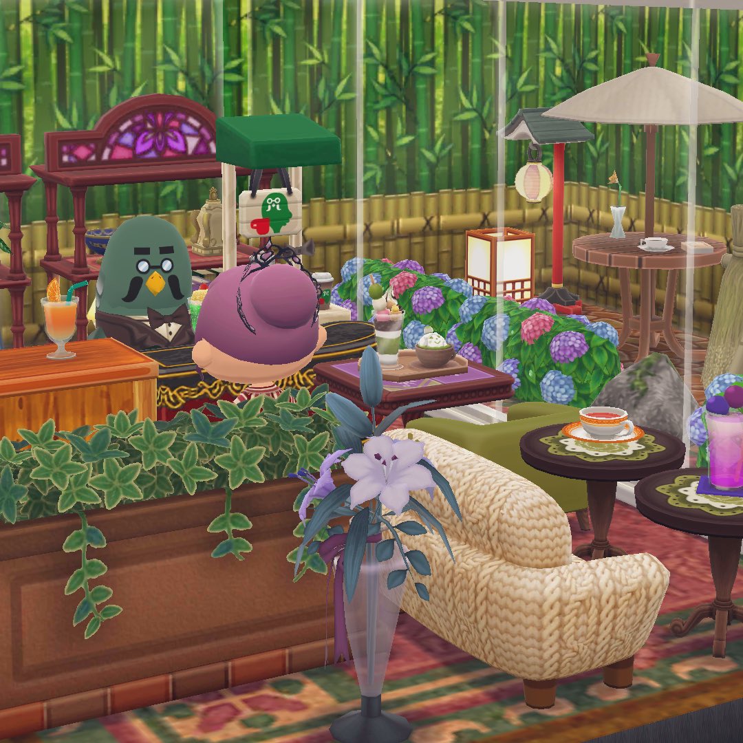 oatmeal_b's tweet photo. #ポケ森コテージ  #PocketCamp こんなカフェでのんびりしたい https://t.co/hdxphak6BQ