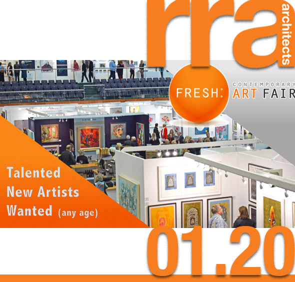 RRA Architects announce their continued support of the Fresh: Art Fair to be held at Cheltenham Racecourse for the fourth year running.