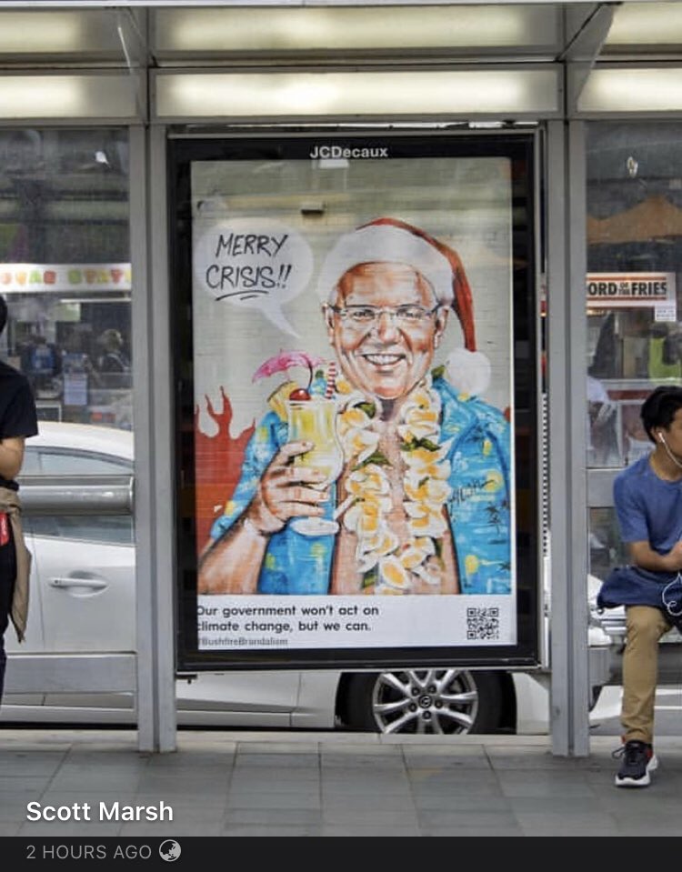 hipstergeddon's tweet image. Marsh and crew have taken over JC Decaux light boxes around Sydney :)