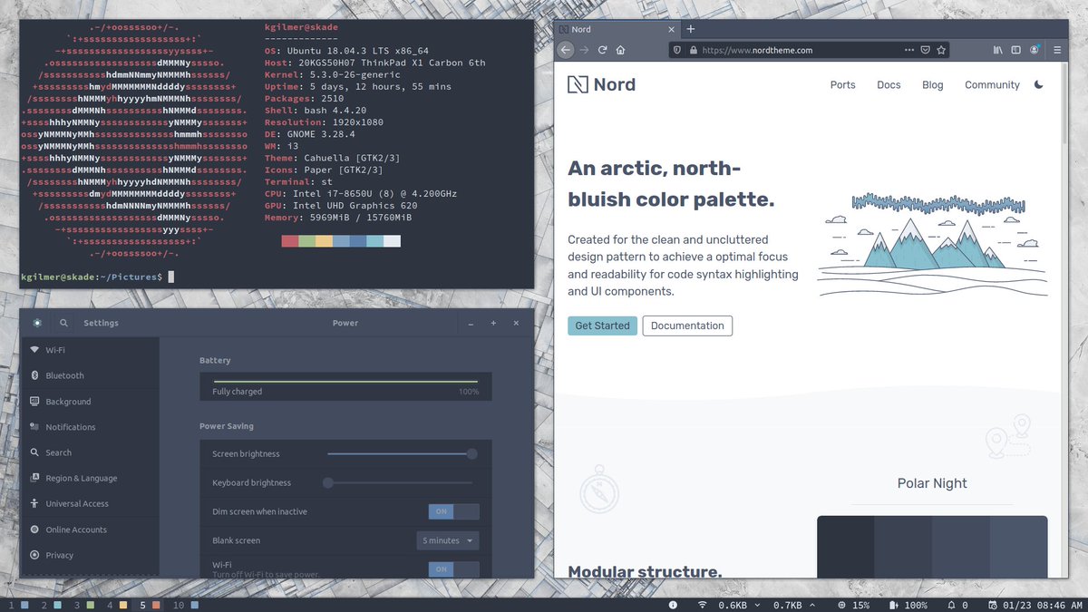 ROOTBLOGit's tweet image. 🆕 Regolith Linux 1.3 już jest! Co nowego w Ubuntu z i3-wm?
👉 bit.ly/2RPGHM3
#I3wm #RegolithLinux