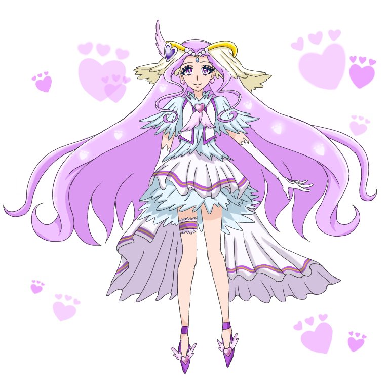 音野 奏 Kanade Miki Sur Twitter 4人目のプリキュアキュアアースの予想のイラストを描いてみました 何かキュアフェリーチェとキュアアンジュに似てる ヒーリングっどプリキュア