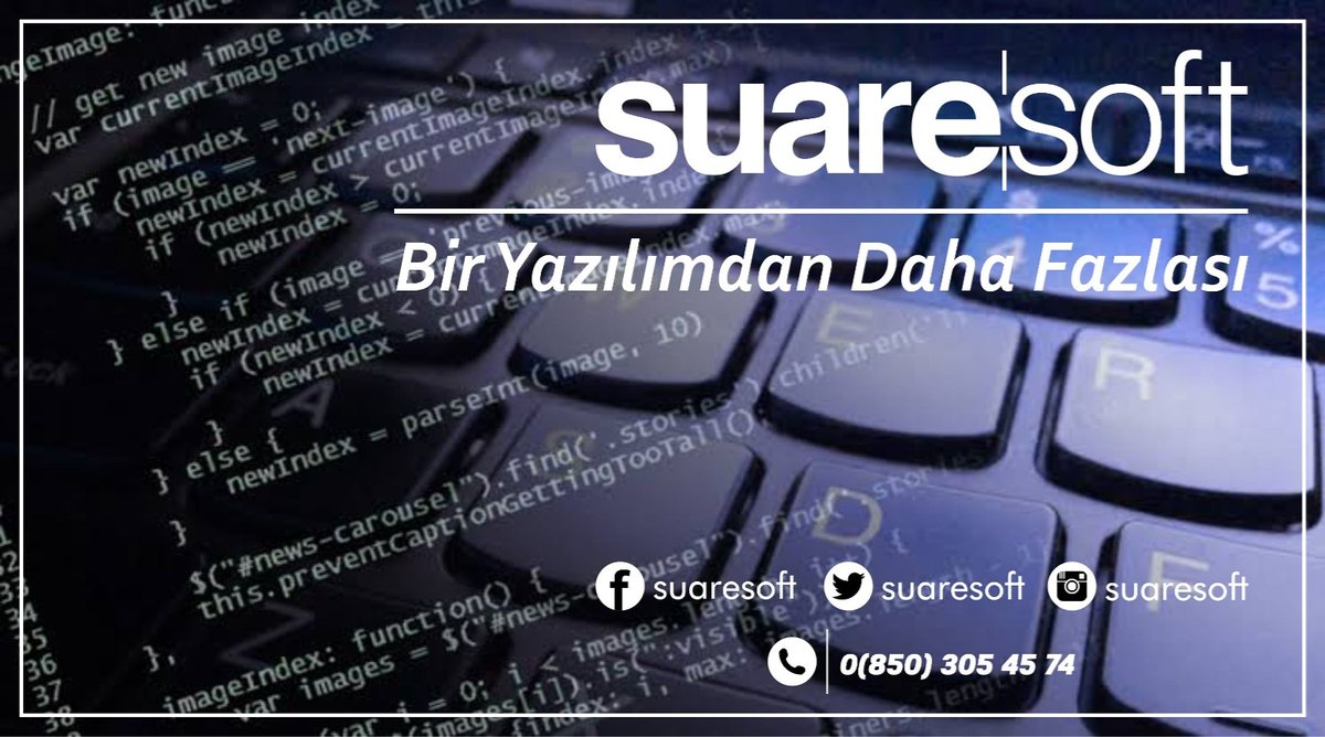 SuareSoft's tweet photo. İşinizi işimiz olarak görüyoruz
Suaresoft Teknoloji
Daha fazla bilgi almak için;
info@suaresoft.com
#seo #erp #crm #yazılım #website #eticaret #webdesign #danışmanlık #otomasyon #kodlama #optimizasyon #teknoloji #bilişim #developer #google #türkiye #bursa #suaresoft https://t.co/qPvSXeW4eY