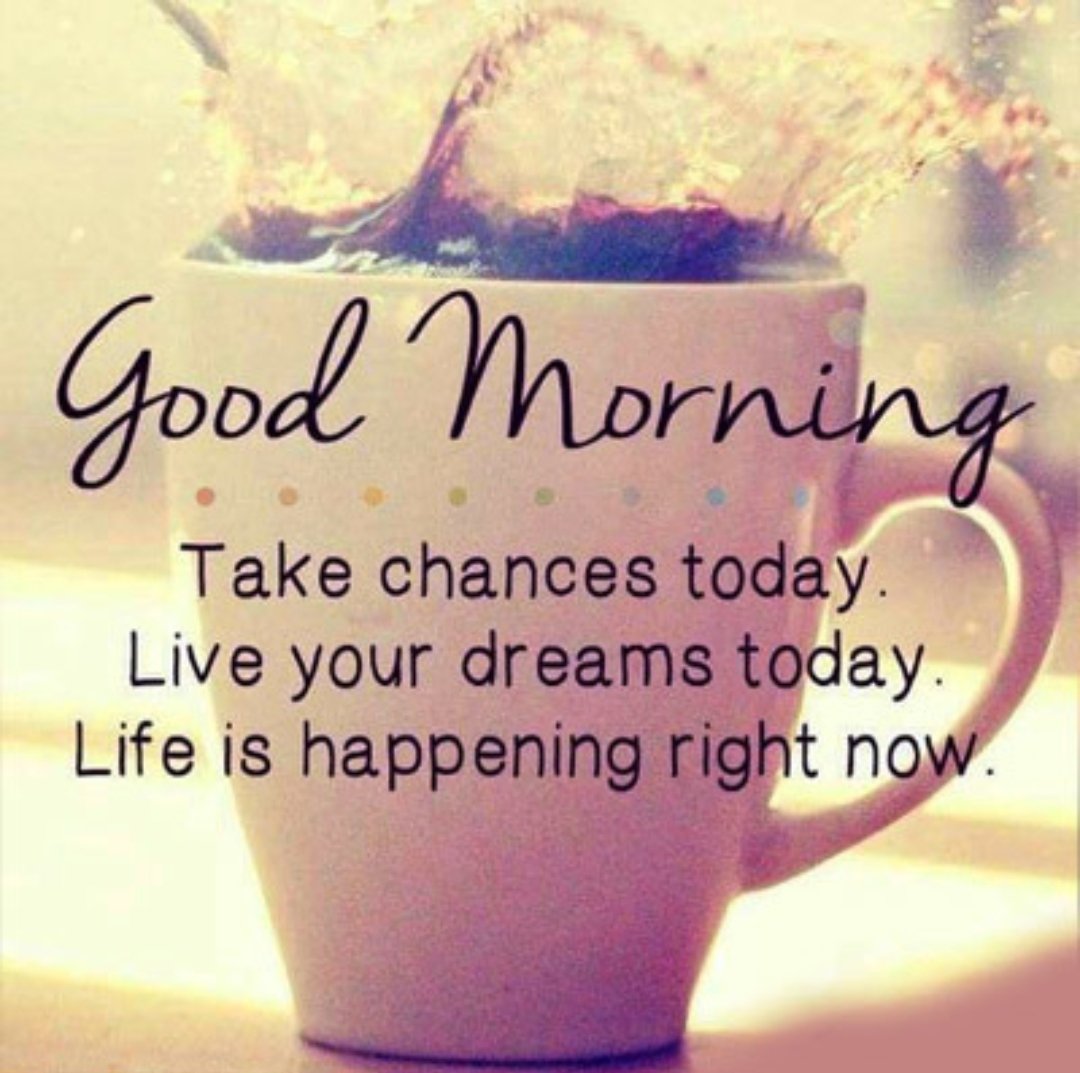 “Just one small positive thought in the morning can change your whole day.”