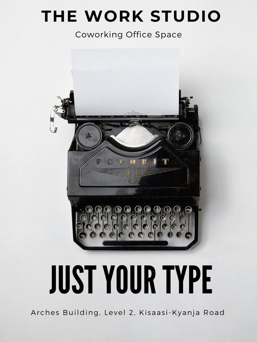 TheWorkStudio_'s tweet image. February is here and we LOVE coworking. 

For as low as Ugx 250,000 this month you can have your own coworking space at @TheWorkStudio_.  All amenities included. 

Contact us on +256704096878, Arches Building, Kisaasi-Kyanja Road.

#coworking #officespace #kampala