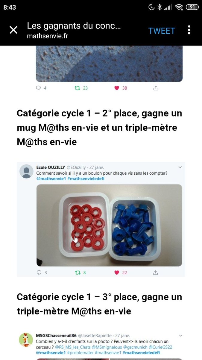 EOuzilly's tweet photo. Merci à tous ceux qui ont tweeté ou liké et aux élèves pour leur motivation https://t.co/qek4NxyoCL