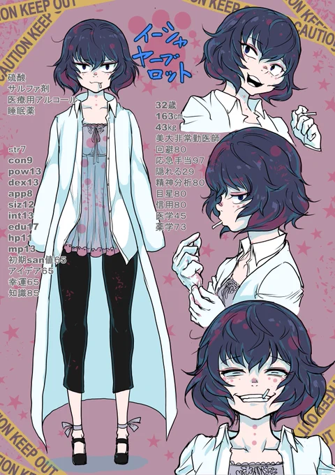 trpgで作ったキャラ 