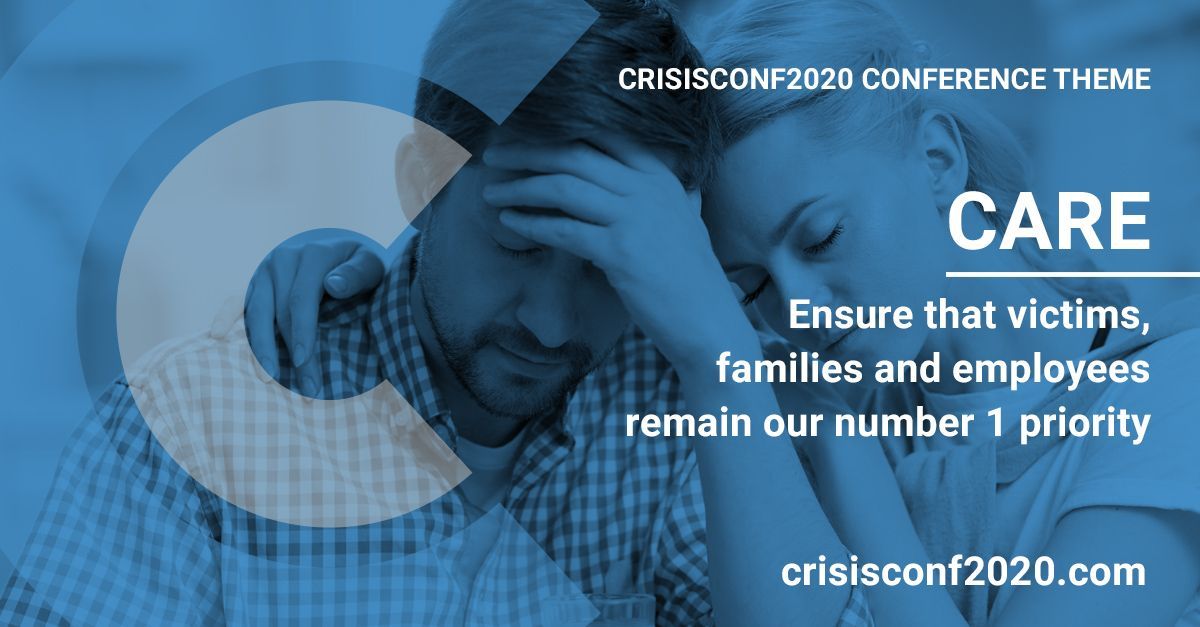 CrisisConf's tweet photo. CrisisConf2020 themes
Care - Ensure victims, families and employees remain our Number 1 priority.
https://t.co/UQjz8L7Miw

#CrisisConf2020 #crisis #disaster #aviation #cruise #crisismanagement https://t.co/obi5KzeZFx