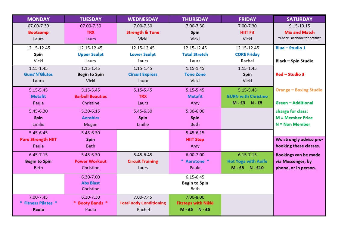 warehousefitiom's tweet photo. Februarys Timetable.

Be sure to pop along and join in one of our classes.  These are open to non members for £5 PAYG.

#warehousefitness #february #fit #fitness #exercise #gym #sparklenotsweat #fitfemales https://t.co/Lh7ZupdIWd