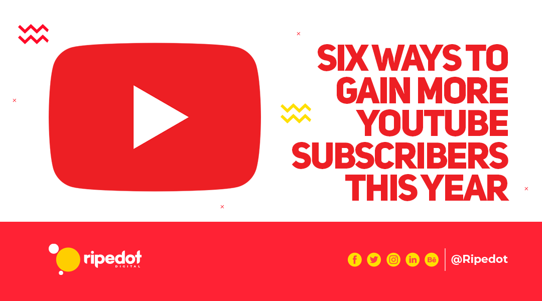 Find out how you can increase your youtube subscriber count in these six steps. #Ripedot

 🟡🔴 bit.ly/36TSOMq  🔴🟡

#YouTube #Subsccribe #youtubechannel #DigitalMarketing President Kenyatta Daily Nation Juja Telkom Safaricom #kabogo