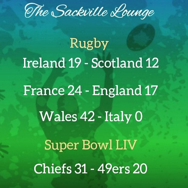 A quick roundup of the Oval Ball action over the weekend.  You probably seen most but just cant remember the scores .