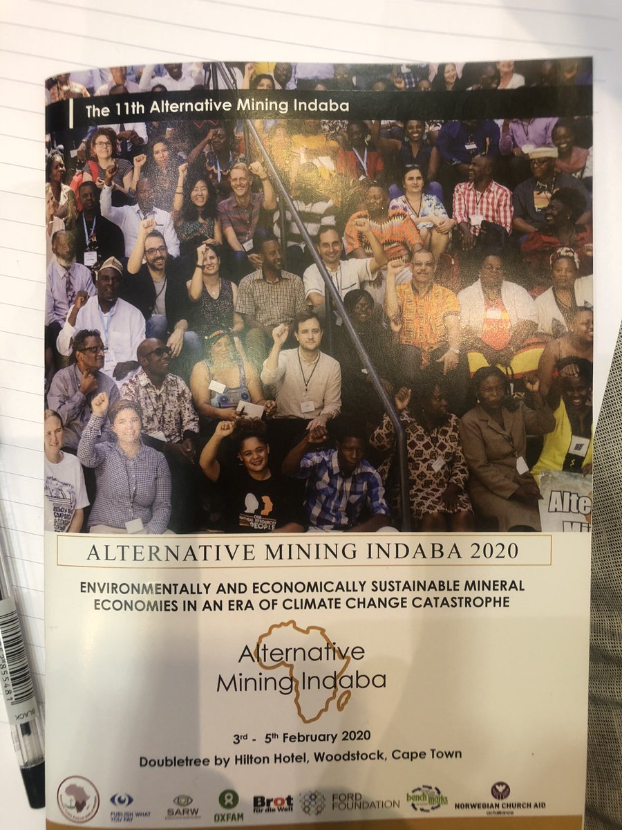 alvinmosioma's tweet photo. The largest annual civil society gathering in Africa  on mining start in Capetown . Follow the discussion on the #AMI2020. Great learning and solidarity space. https://t.co/qOUCfgcUfo