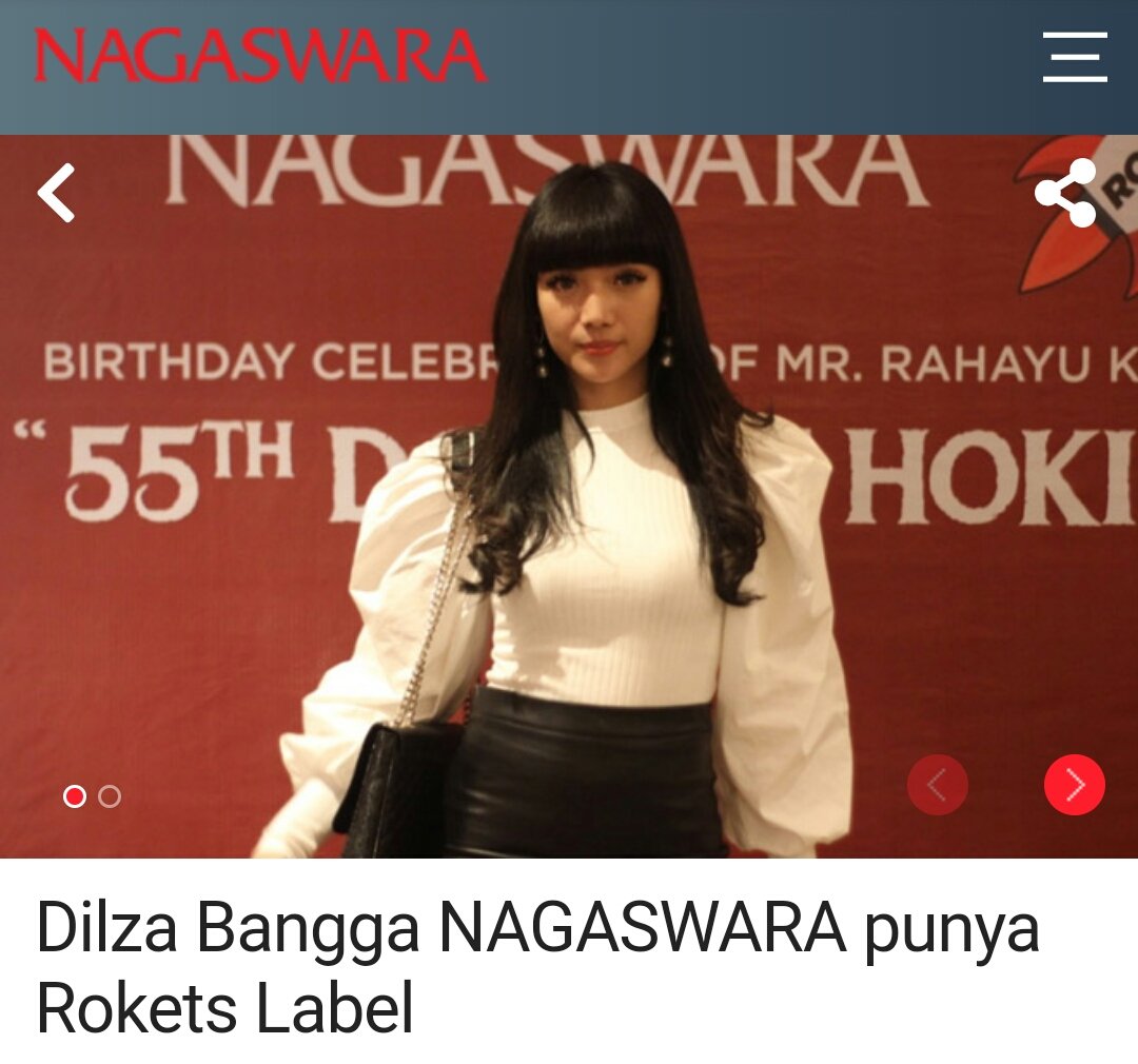 NAGASWARA_ID's tweet photo. #Dilza Bangga #NAGASWARA punya Rokets Label - Berita Nagaswara https://t.co/why1RSbxv5
👥 @afifyufril_att @andreedahlan1 https://t.co/F6wV3uK1PG