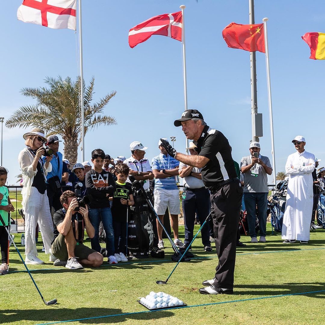 PXGMiddleEast's tweet photo. @GaryPlayer attends Golf Saudi Summit to help inspire beginners taking up golf for the first time🙌⛳.
📷- @Golf_Saudi 

#PXGTroops #PXGMiddleEast #GolfInSaudi #GolfSaudiSummit https://t.co/0jKJwNs9VC