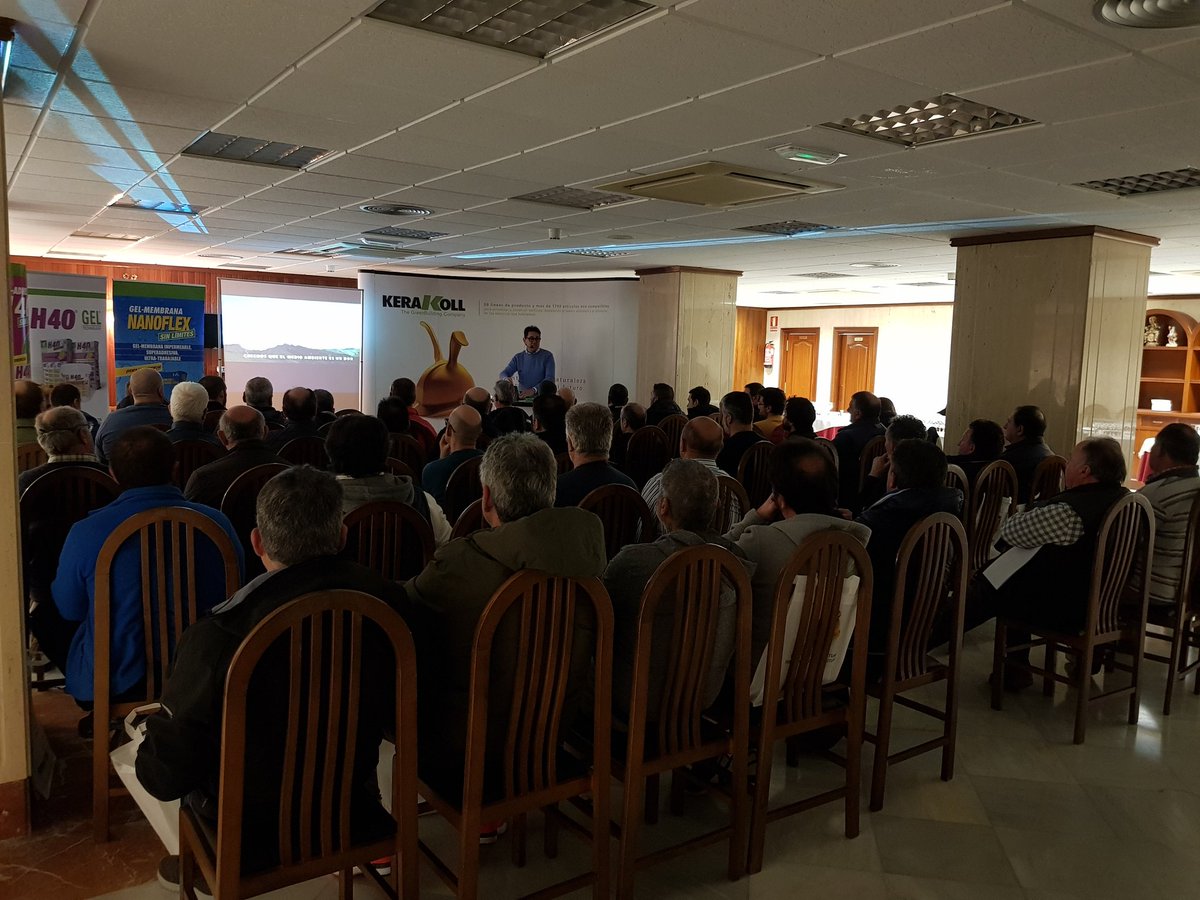 Espectacular jornada la vivida por #Kerakoll con Ruiz Torre Materiales de Construccion y nuestros amigos los aplicadores . Muchas gracias a todos .