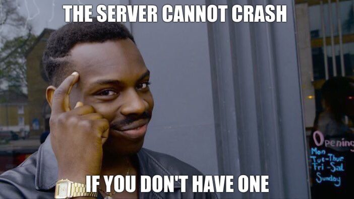 bitsideHQ's tweet photo. WE ARE BACK with a new topic: Serverless! It is a quite popular and hyped term. Even though the word implies it, it does not mean there are no servers involved. The idea is just that developers don't have to care about servers anymore. https://t.co/zgSkBvJOaE