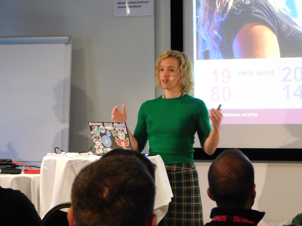 Talking about continuous security <a href="/kimvanwilgen/">Kim van Wilgen</a> #Swetugg