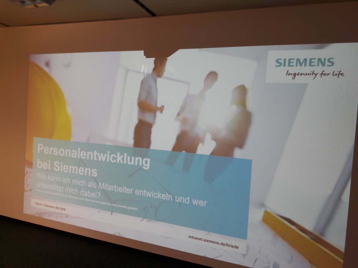 Wir freuen uns schon auf den heutigen #ownyourcareer Workshop für Mitarbeiter von Siemens in Erlangen. @K__Fischer @TripleK80020203 <a href="/DagmarBoe/">Dagmar Boettcher</a>