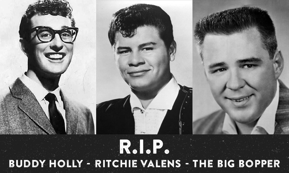 HighRiseHero's tweet image. #BuddyHolly #RitchieValens #BigBopper #RIP