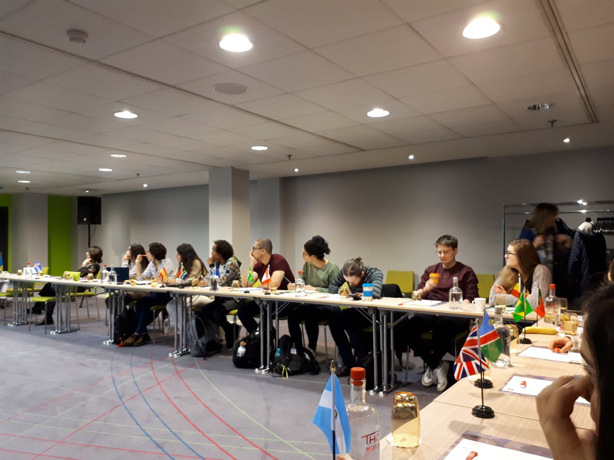 AtlanticAll's tweet photo. All-Atlantic Ocean Youth Ambassadors in #Brussels delighted to meet again! Great tips from Joanne & Paola on social media engagement @EUScienceInnov @AllAtlanticO @AtlanticYouth @EU_H2020 @EU_MARE @AtlanticArea https://t.co/JTbKnWpYWe