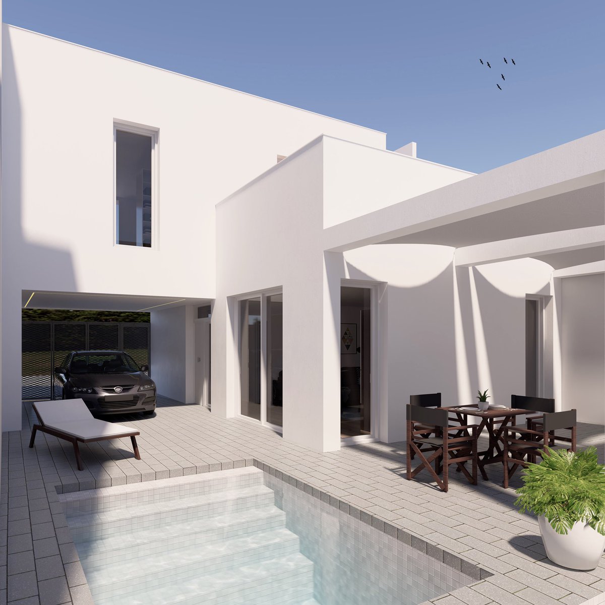 Vivienda unifamiliar en Cartagena 
#architecture #arquitectura #arquitecturaydiseño #diseñointeriores #sostenibilidad #diseñosostenible #interiordesign #interiorismo #reformas #reformasintegrales #architecturedaily #render #inspiration #construccion #materials #casasconencanto