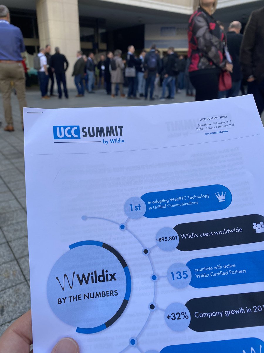 CommsBusiness's tweet photo. We are at the @Wildix_ #uccsummit20 today to learn about their new developments for partners. Should be an interesting day #webrt #collaboration #uc https://t.co/zJ23I1If6j
