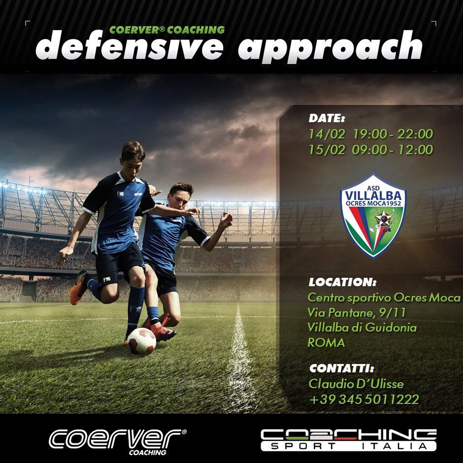 CoerverRoma's tweet photo. DEFENSIVE APPROACH @ Villalba #coervercoachingroma #coervercoaching #coerveroma #coervercoachingtraining #villalbaocresmoca #defensiveapproach https://t.co/OnLo0oRkEV