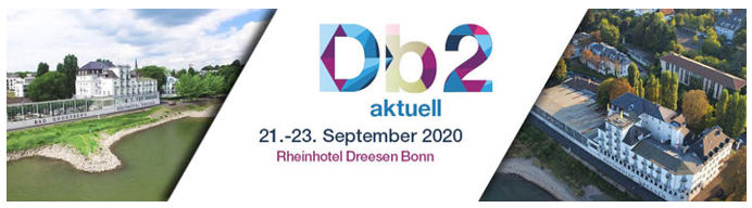 federator3's tweet photo. Save the date: "Db2 Aktuell 2020" vom 21.-23.09.2020 in Bonn. Details, Agenda, Registrierung etc. folgen in Kürze. https://t.co/SQY1x9n271