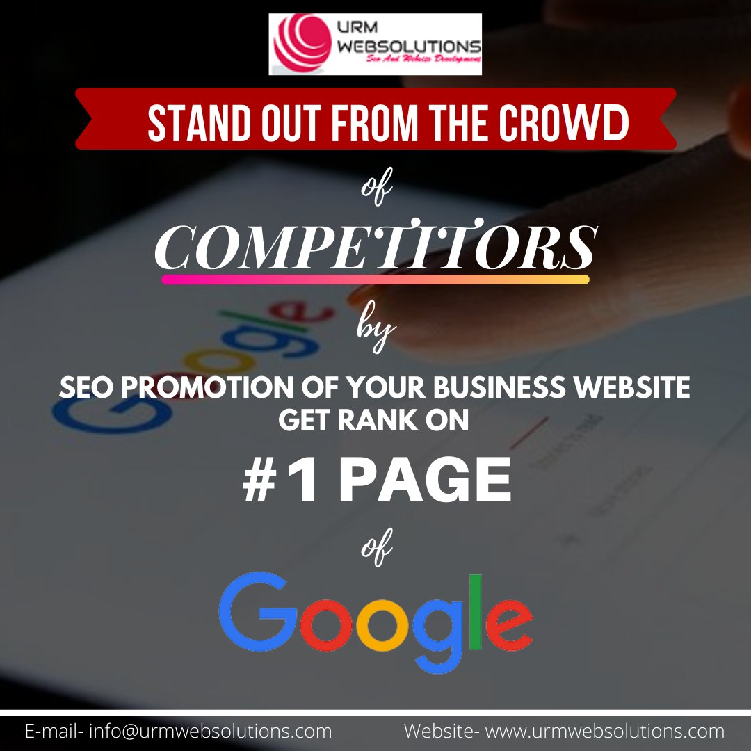 urmwebsolution's tweet image. Stand out from the Crowd Hire us today.
urmwebsolutions.com
#SeoCompany #Seoservices #Smoservices #digitalmarketing