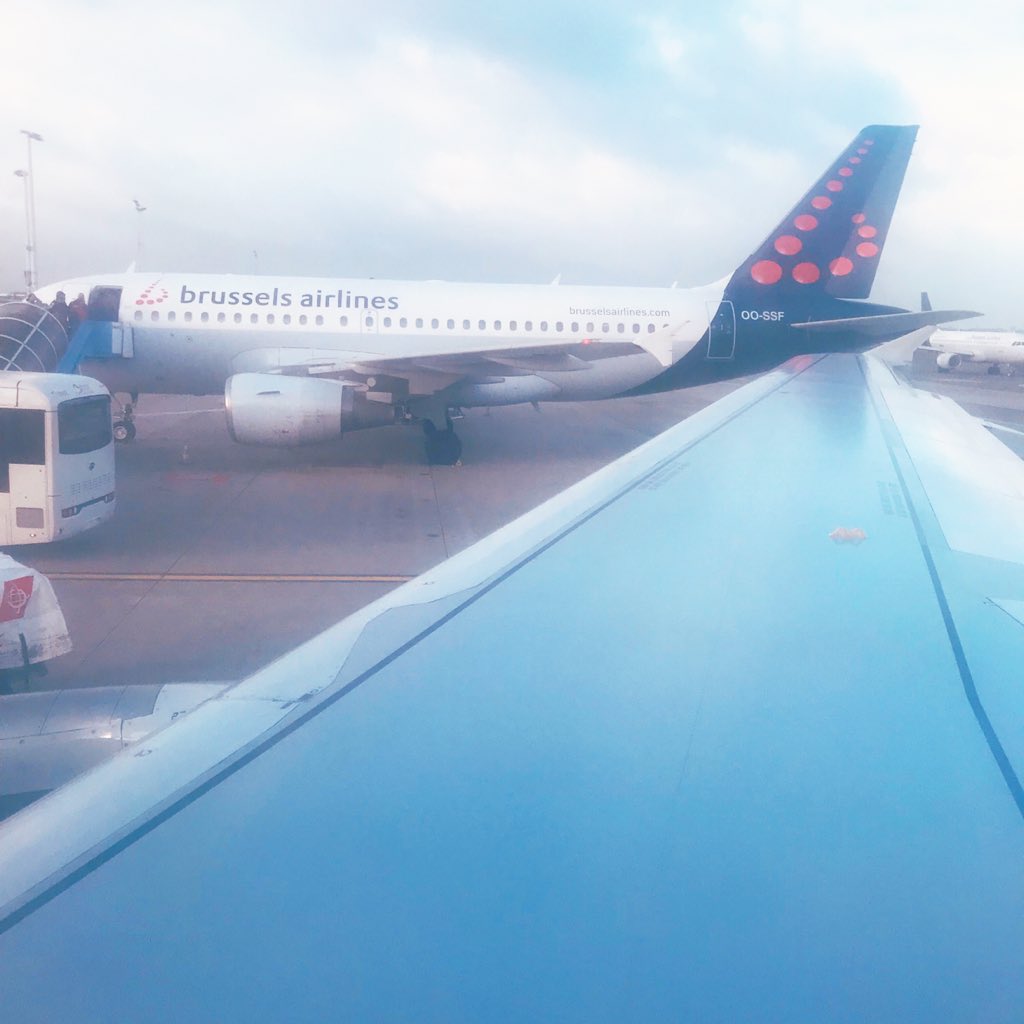 View on tarmac at Brussels Airport