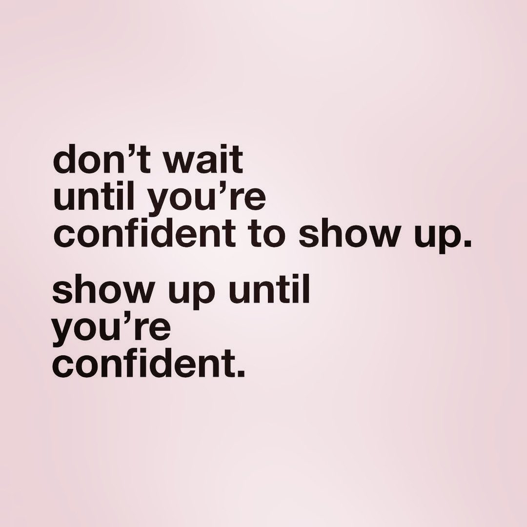 Love this 💜 build your confidence step by step, keep showing up 💪🏼

#confidence #MondayMotivation