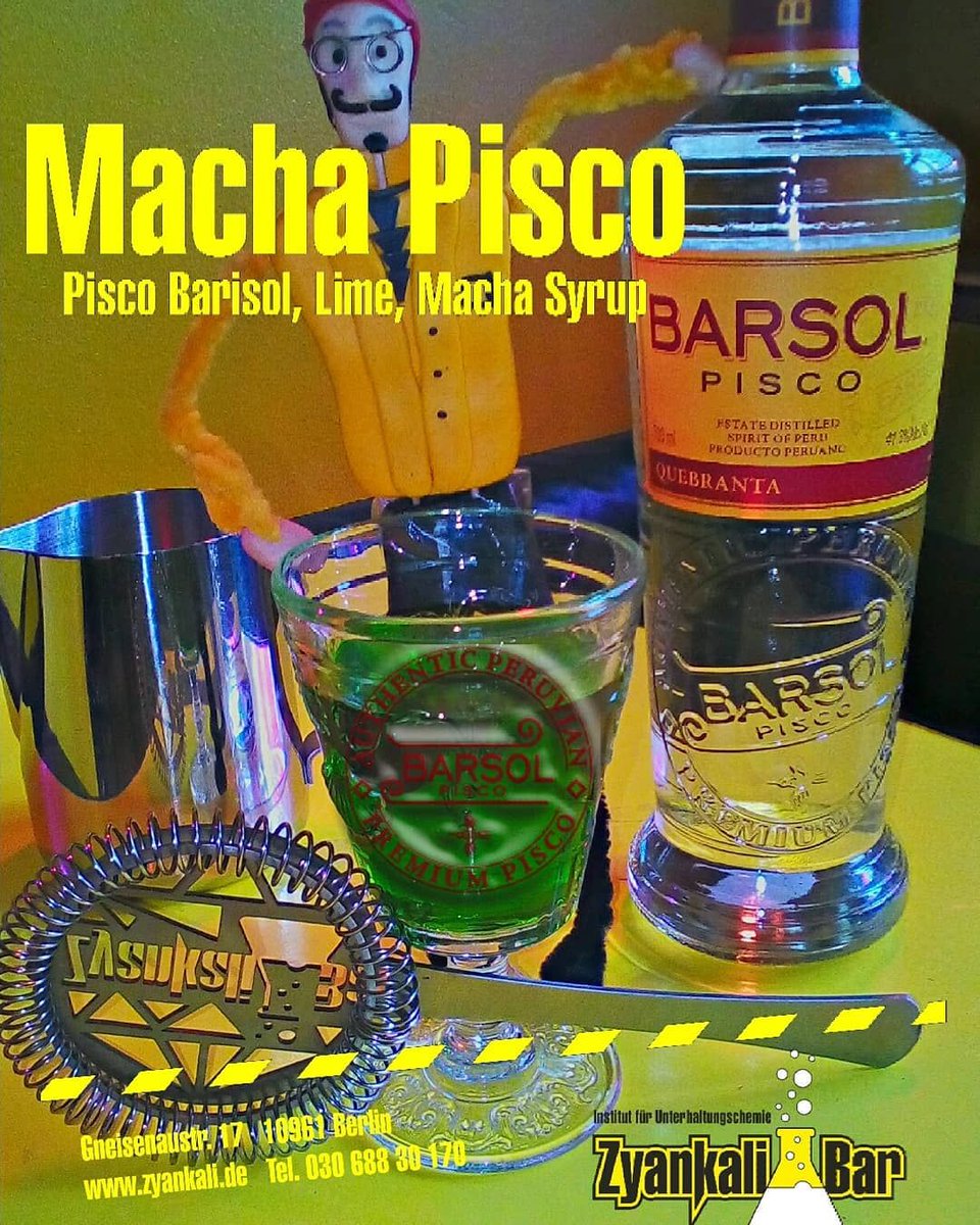 Zyankalibar's tweet photo. National Pisco Sour Week:⠀
Day 2:⠀
Macha Pisco⠀
#Barsol #Pisco⠀
#Macha #Syrup⠀
#Clarified #Lime⠀
Drink with a cause: support the peruvian Clean House Project!⠀
#piscosourweek #piscosourday #piscosour @perola_finespirits @perolagmbh https://t.co/AbX7f1n4Uk
