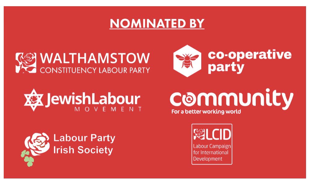 The online @uklabour member ballot opens in two days to decide who’ll be our candidate for North East in May. I’m standing and asking for your support this Wednesday. Pleased and grateful for endorsement from amazing, diverse affiliates #votesem #Hackney #Islington #WalthamForest