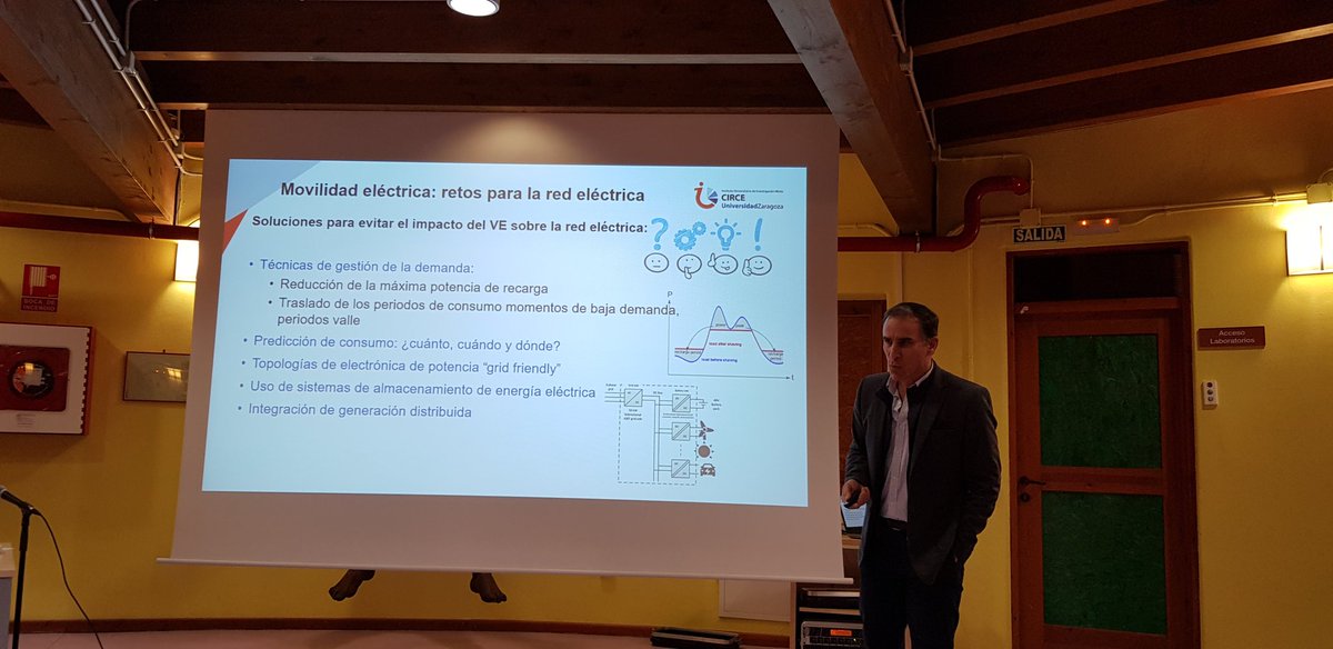 eiriartem's tweet photo. Movilidad eléctrica: retos para la red
#jornadaicirce la carga rápida es fundamental, así como gestión de la demanda. #v2grid contribuirá a estabilizar la red @InstitutoCirce https://t.co/tksVurHMtx