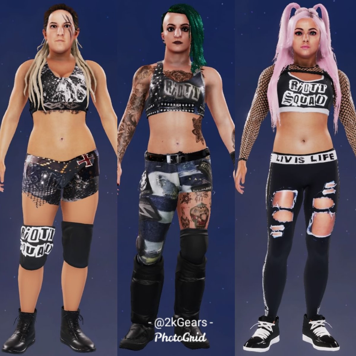 The Riott Squad Elimination Chamber 2019 Gears.
~
~
~
#Wwe #2kGears #Wwe2kGears #Wwe2k15 #Wwe2k16 #Wwe2k17 #Wwe2k18 #Wwe2k19 #Wwe2k20 #RubyRiott #LivMorgan #SarahLogan #TheRiottSquad