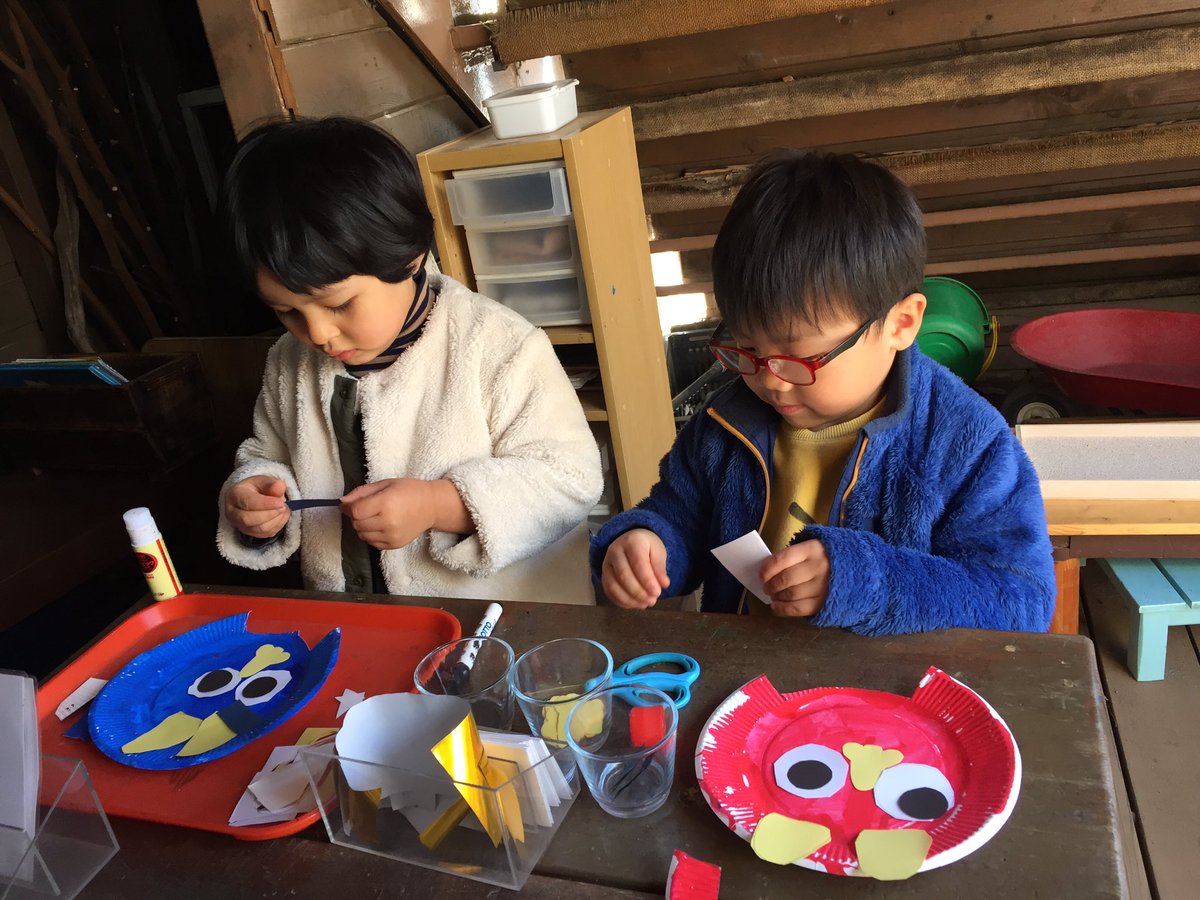 MSTokyoGarden's tweet photo. Today is Setsubun in Japan. We made Oni Mask and threw the beans saying “Oni wa Soto” “Fuku wa Uchi”. #MSTgarden #MSTsunshine #MSTfun https://t.co/F19DCXpTGn