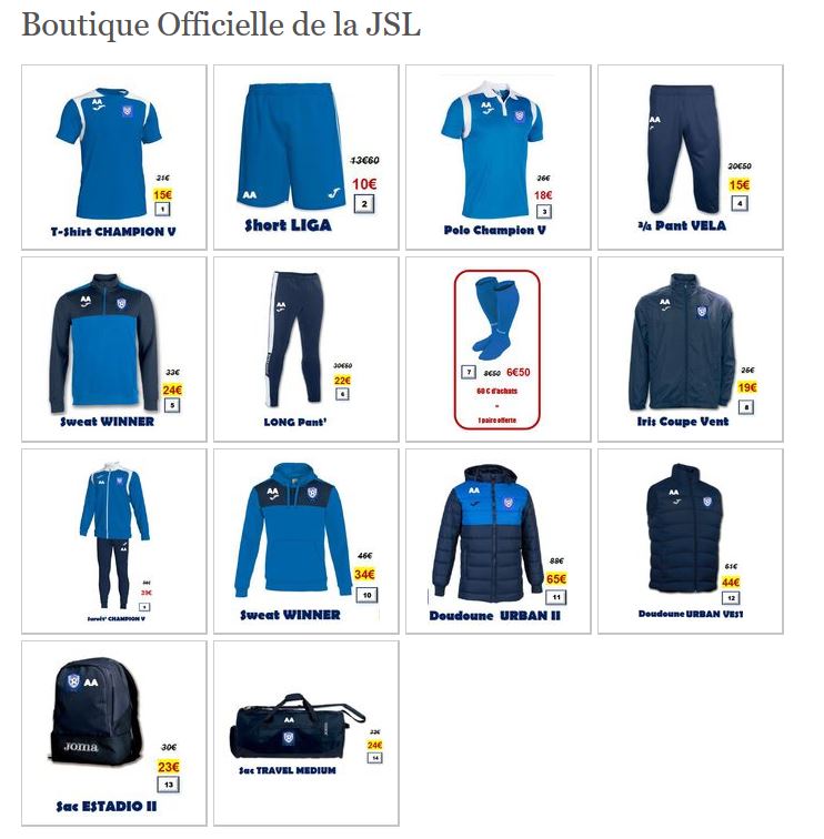 JSLelude's tweet photo. La #JSLelude ouvre une boutique de vêtements aux couleurs du club. 
rendez-vous sur https://t.co/9jojkqCkD9 pour consulter notre offre. 
Attention, la prochaine commande sera envoyée à notre fournisseur vers fin février. https://t.co/ujw8JjdyF0