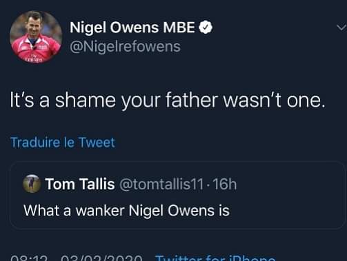 Incase any of you missed it, This is why you dont mess with @Nigelrefowens on or off the pitch, Dont
