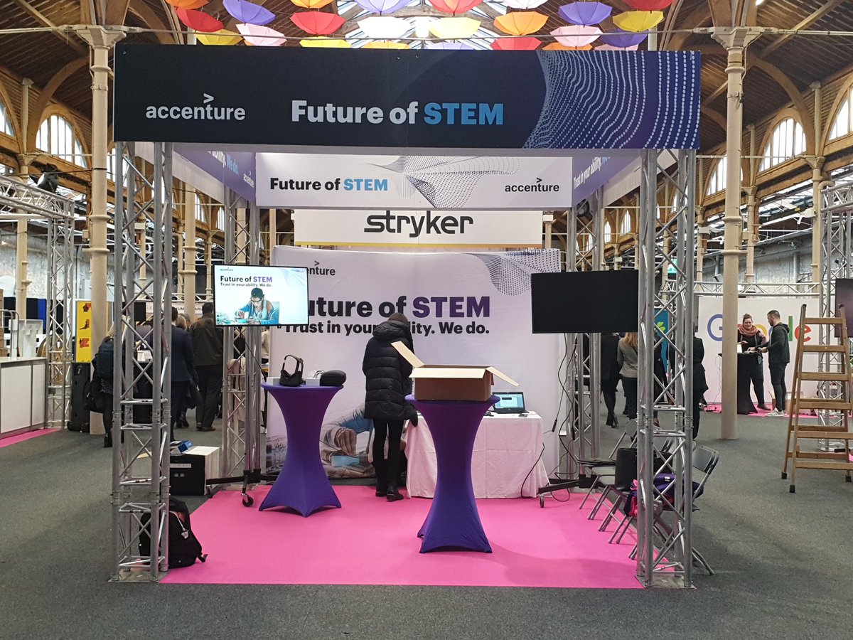PaulaNeary1's tweet photo. Getting ready to kick off @IWish_ie #iwish2020, exciting 2 days to inspire our next generation of young women to trust in their ability and see the role they can play in the future of stem @Accenture_Irl https://t.co/YvUZf92w8v
