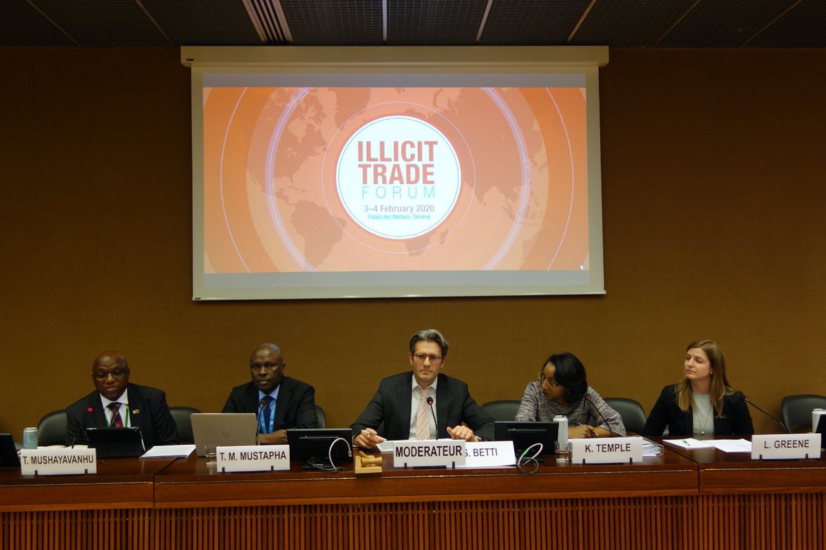 TRACIT_org's tweet photo. The next session at the #IllicitTradeForum gears up to talk about the impact that #illicittrade has on achieving the UN #SustainableDevelopmentGoals https://t.co/S5w7eE1saN