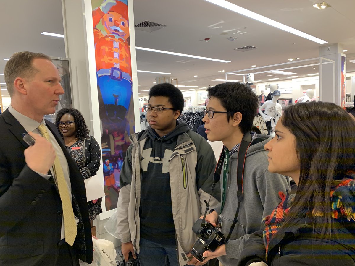 Students with RJ Webber.