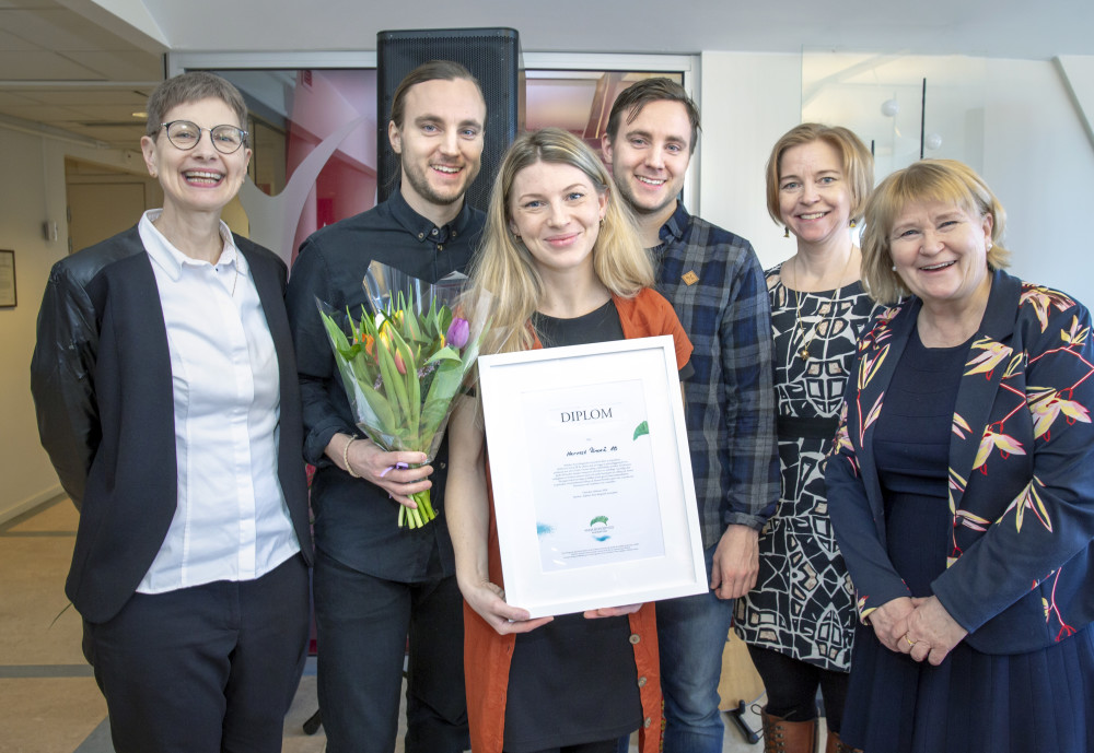 Anna Borgeryds minnesfonds första stipendium går till Harvest för klimatsmart matproduktion. pressrum.polarbrod.se/pressreleases/…