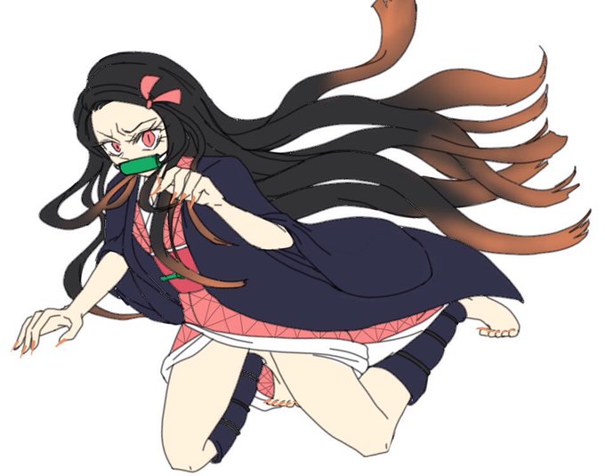 葉音🚩ヒカセンさんがTwitterに投稿した竈門禰豆子(鬼滅の刃)のイラスト。