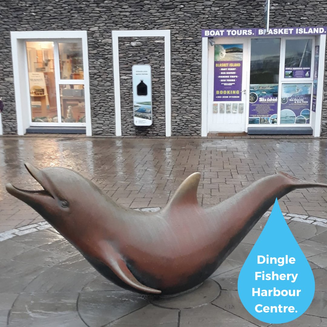 Ecofil3's tweet photo. Fungie the dolphin is so happy that the bottle filling station we installed at Dingle Fishery Harbour Centre will help keep single use plastics from contaminating our oceans 🐬

Well done to the 
@agriculture_ie for taking steps to protect our environment and our future👏 https://t.co/fq2CQ5mkKX