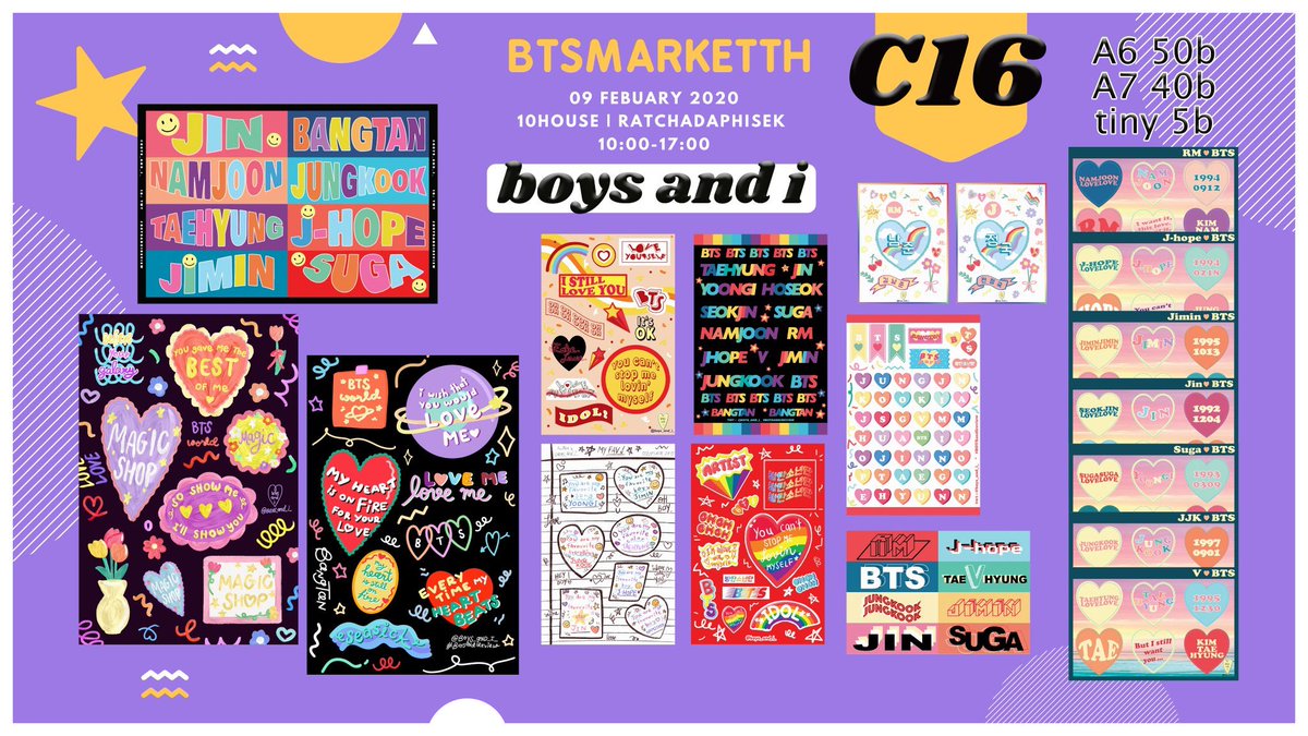 boys and i💘stickers🌈 ของพร้อมส่งที่📌พินจ้า tweet media