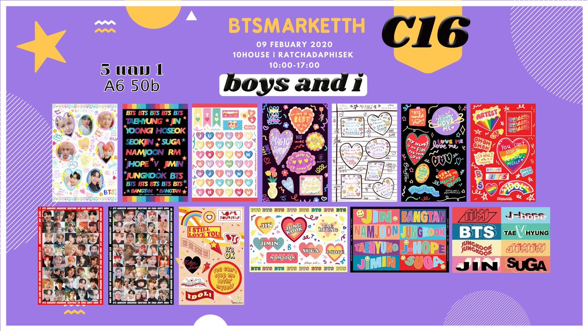 boys and i💘stickers🌈 ของพร้อมส่งที่📌พินจ้า tweet media