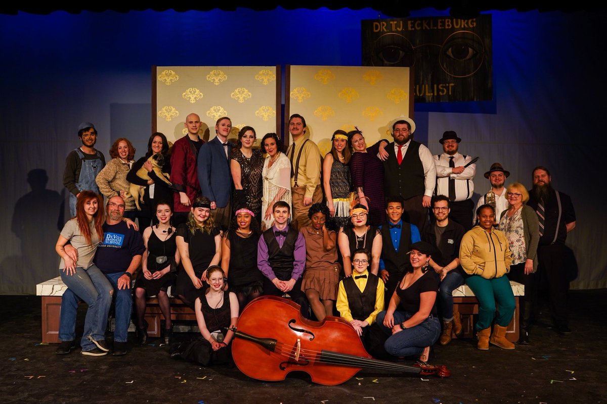 pitandbalcony's tweet photo. The cast, crew, band, and production team of The Great Gatsby is so thankful to our audiences for all their support throughout this production! https://t.co/KIpRwwv9Ve