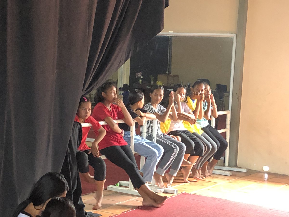 iGirlsEnsemble's tweet photo. Waiting in the wings! 
.
.
Parents, educators, and policy makers should be asking themselves is not “can we afford to support arts education in schools?” but rather “can we afford not to?” #BecauseofArtsEd #Cambodia https://t.co/uuhJcbzQPh