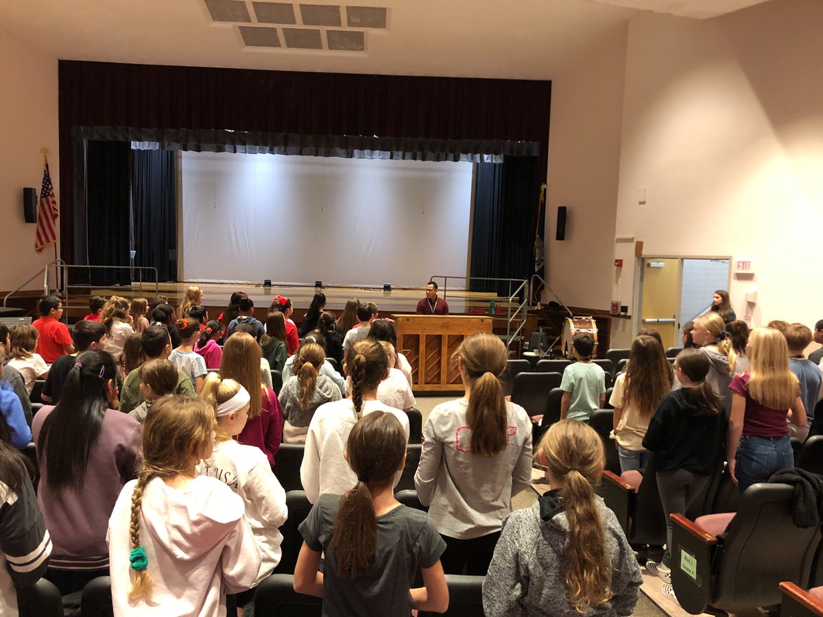 Starting All District Chorus with some warmups with Mr. Hulse!@MsDsMusicRoom @MusicWithMissC <a href="/RoseMarvel26/">Rose Marvel</a> <a href="/AAE_Dalers/">AAE_Dalers</a>