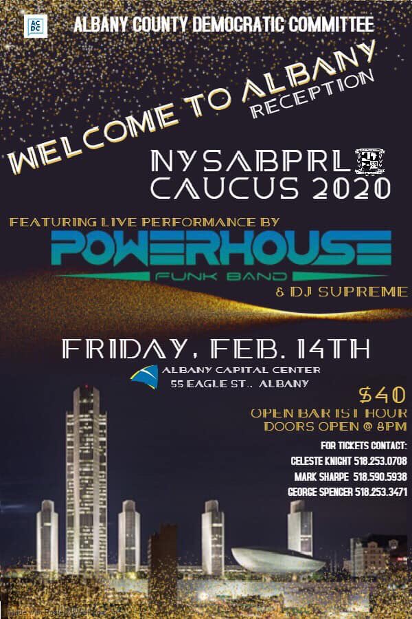 Powerhousefunk1's tweet photo. Join Powerhouse as we help kick off the NYSABPRL Caucus weekend. I guarantee you will enjoy the show. https://t.co/Gv5XBpfsKU
